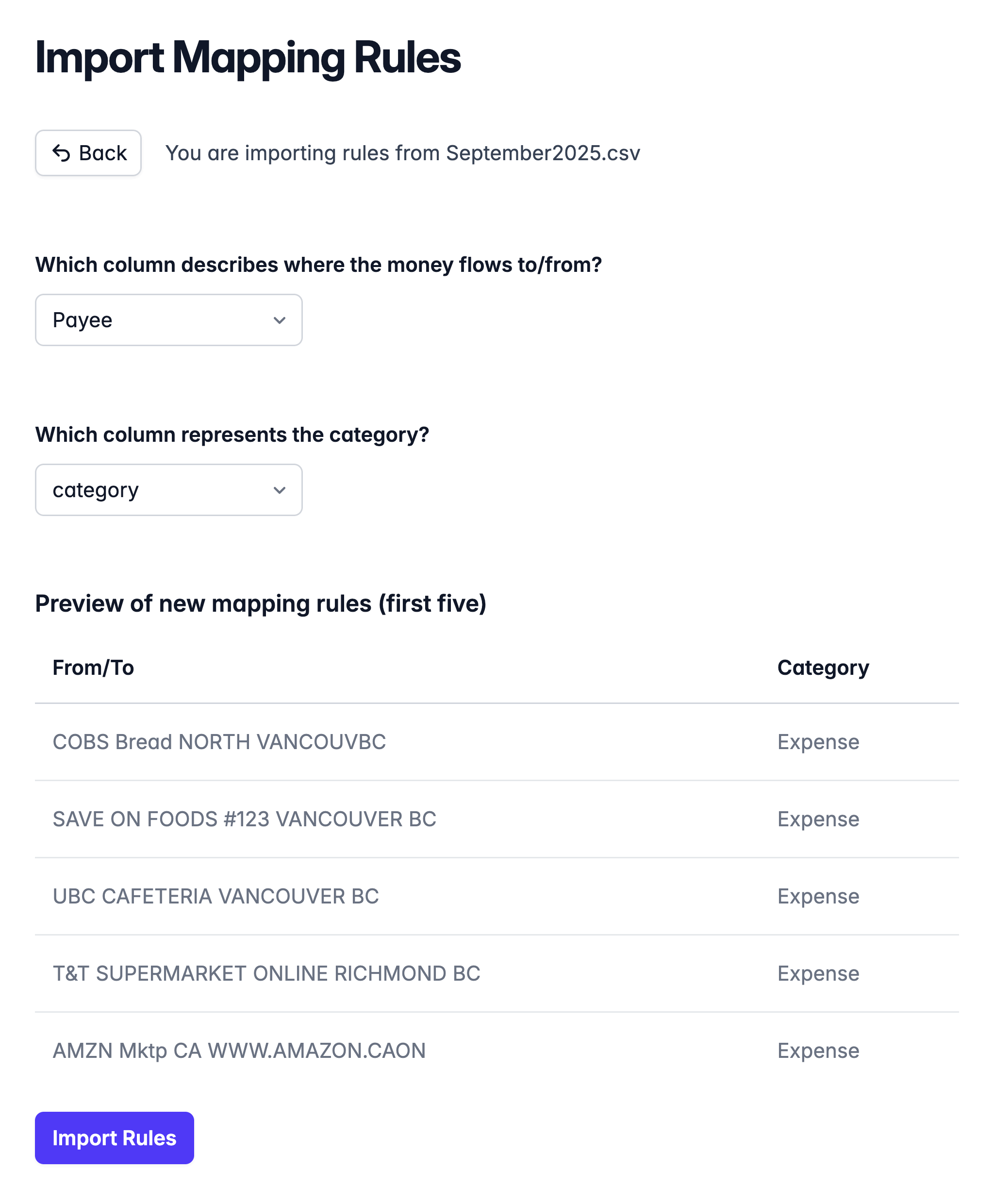 CategorizeOnce – Track your money without giving away your data.